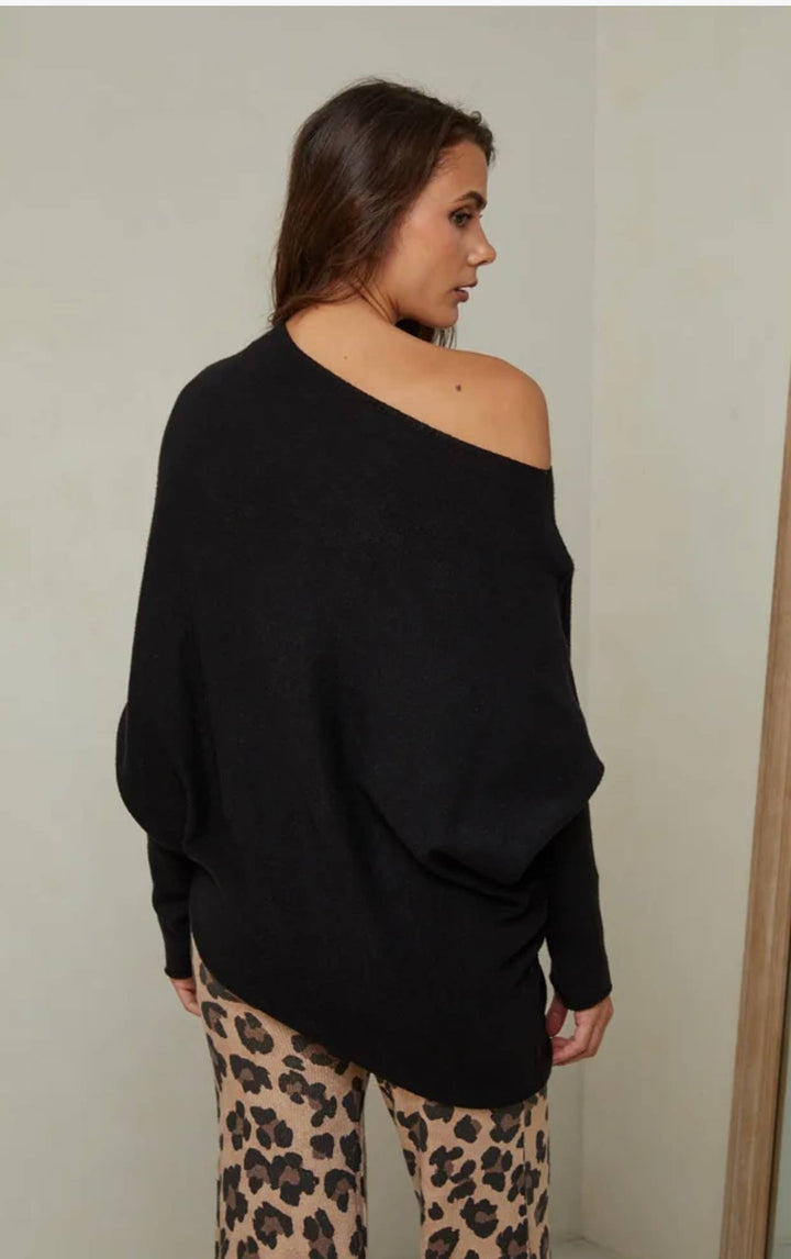Emily Slash Neck Jumper in 5 colours