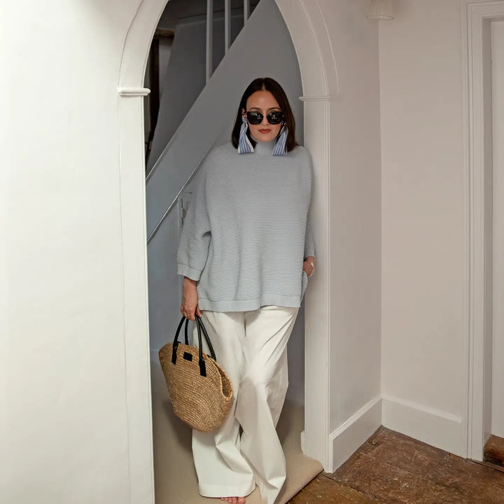 Bromley Jute Bag | Natural/Black