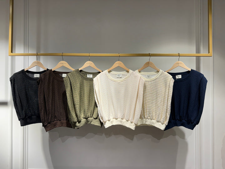 The coco fine knitted blouse