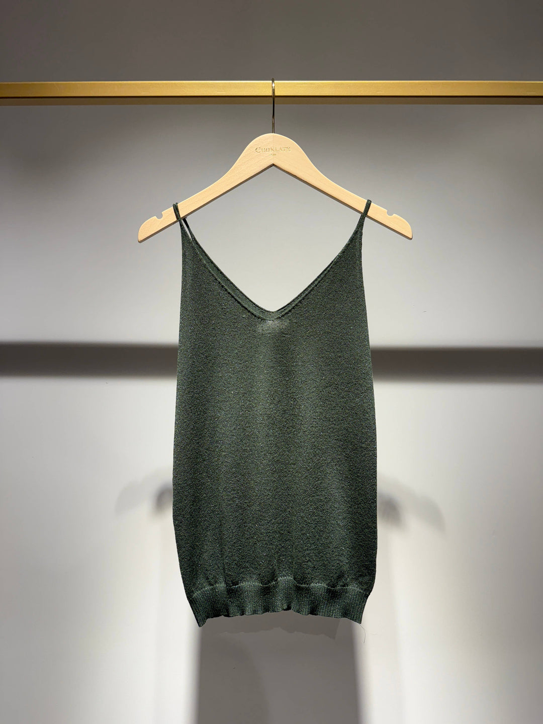 Carbis Bay lurex tank top -  One Size
