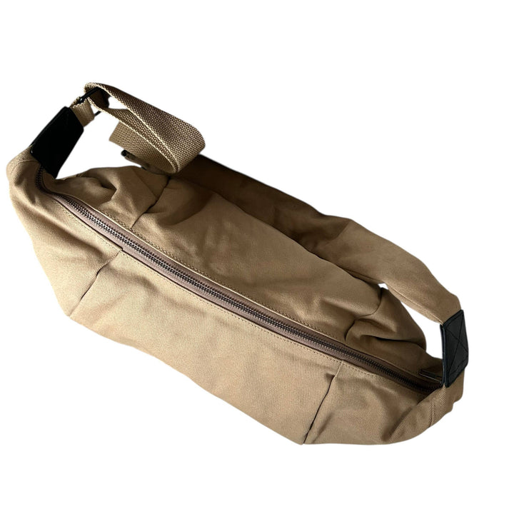 Brixton cross body sling bag - plain sand