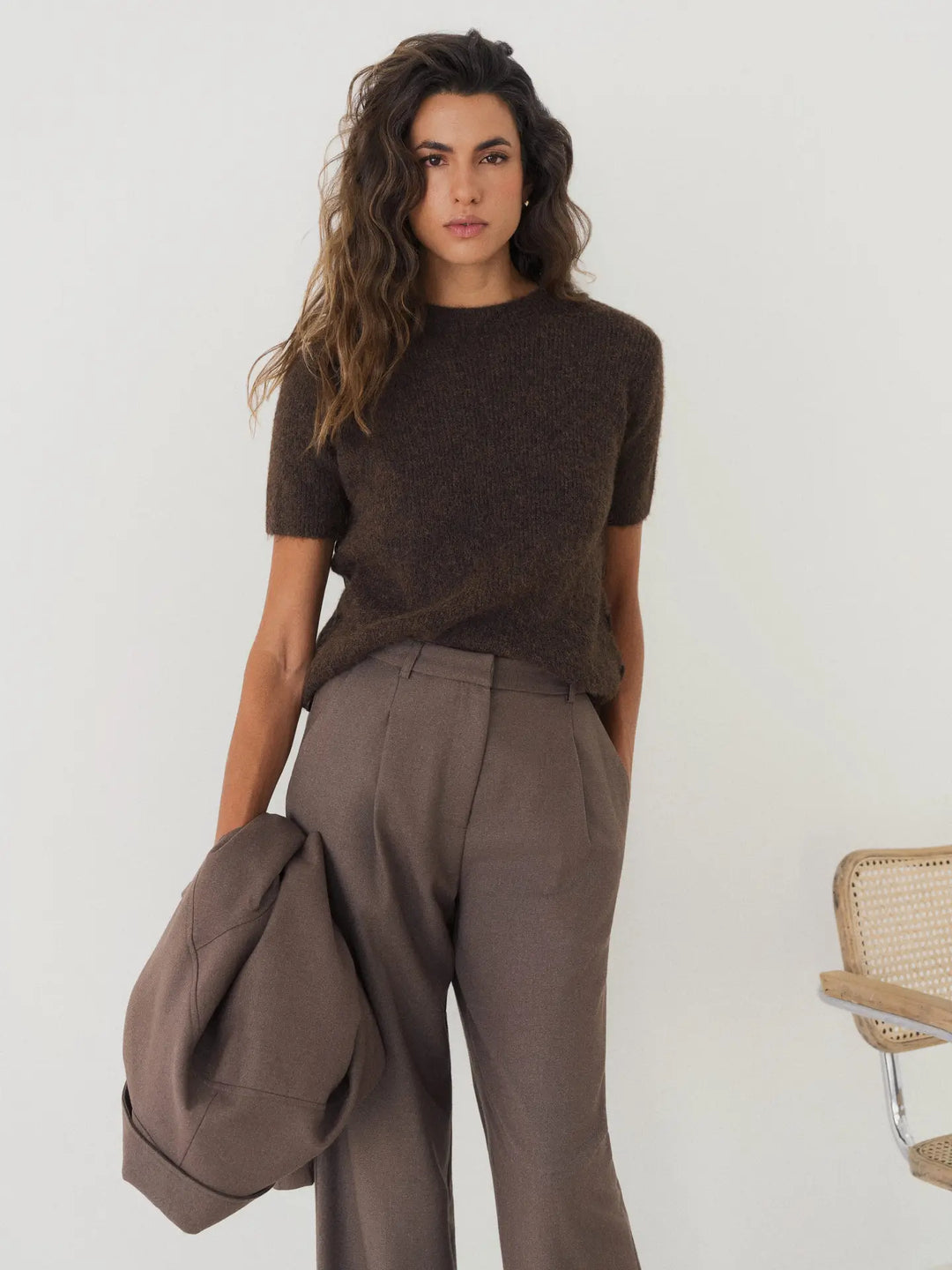 Luisa Soft Knit Jumper w/Side Buttons