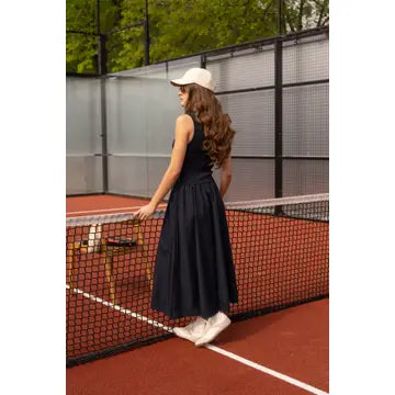 The Sophia Dress - Navy Blue