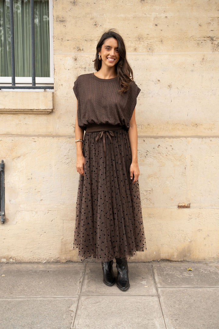 The coco fine knitted blouse