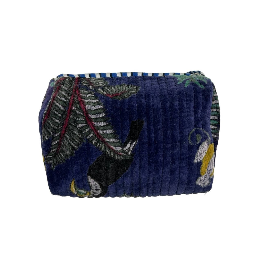 Sixton London | Madagascar make up bag in blue