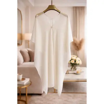 Lilia Shawl-Style Blouse