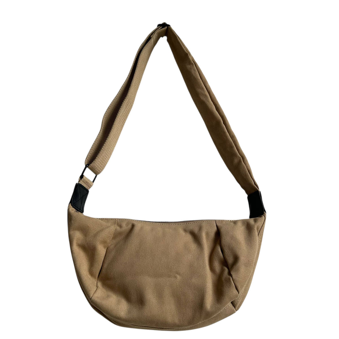 Brixton cross body sling bag - plain sand