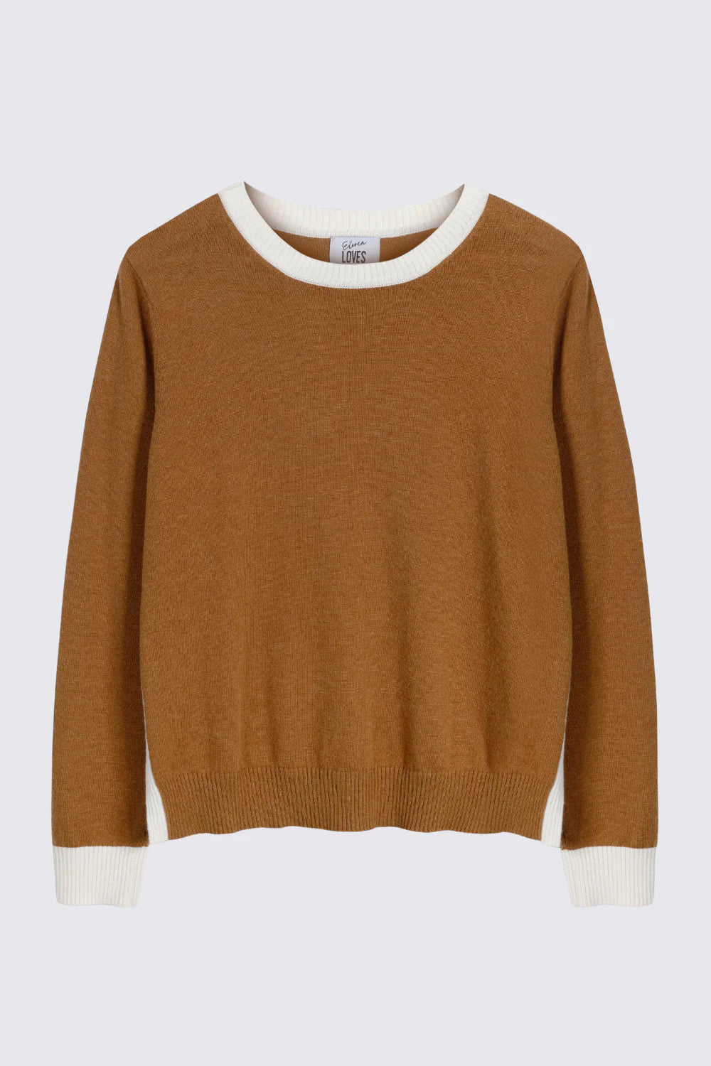 Eleven Loves | Camille Jumper ( tan & ecru )