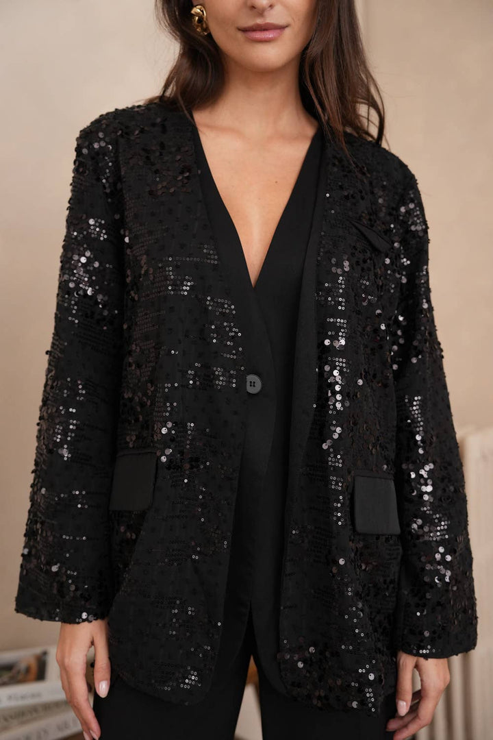 Channel sequin jacket 