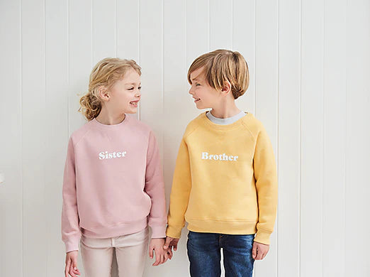 Bob and Blossom | Blush Pink  "Sister" Sweatshirt