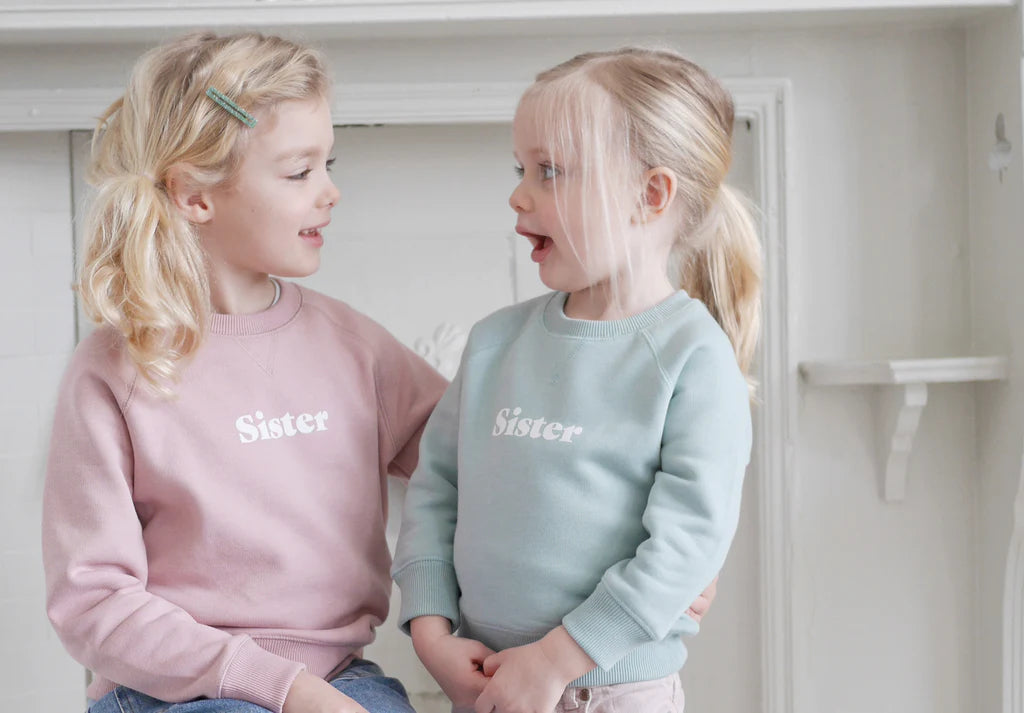 Bob and Blossom | Blush Pink  "Sister" Sweatshirt