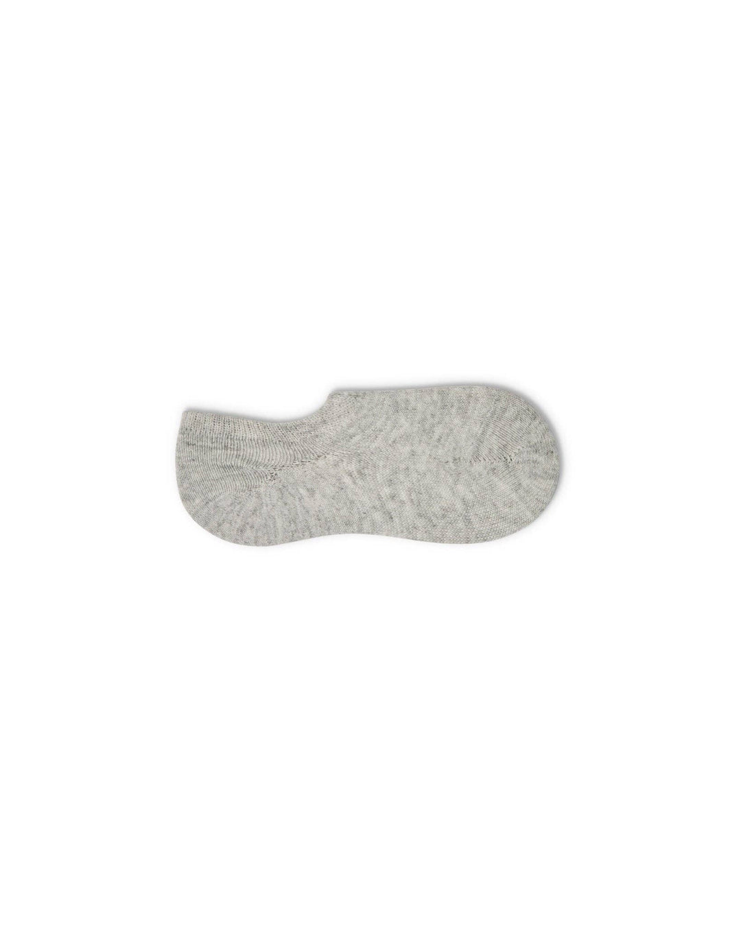 Gray ankle sock on a white background