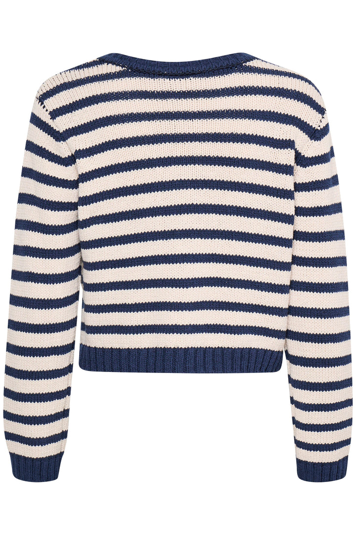 Fransa Belinda Sailor Knitted Cardigan