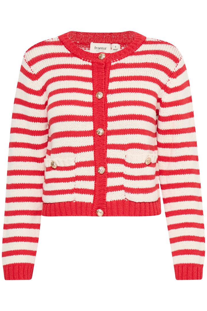 Fransa Belinda Sailor Knitted Cardigan