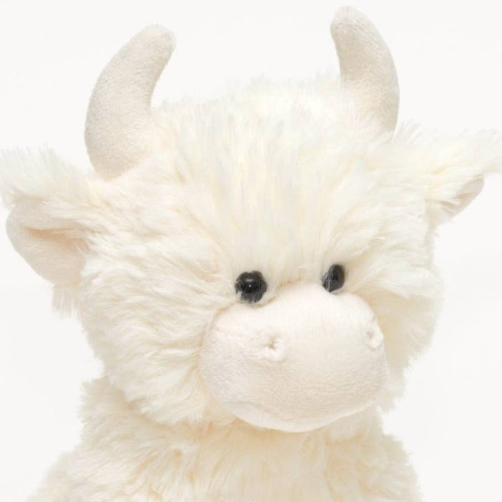 Highland Cow Cream Plush Soft Toy - 20cm