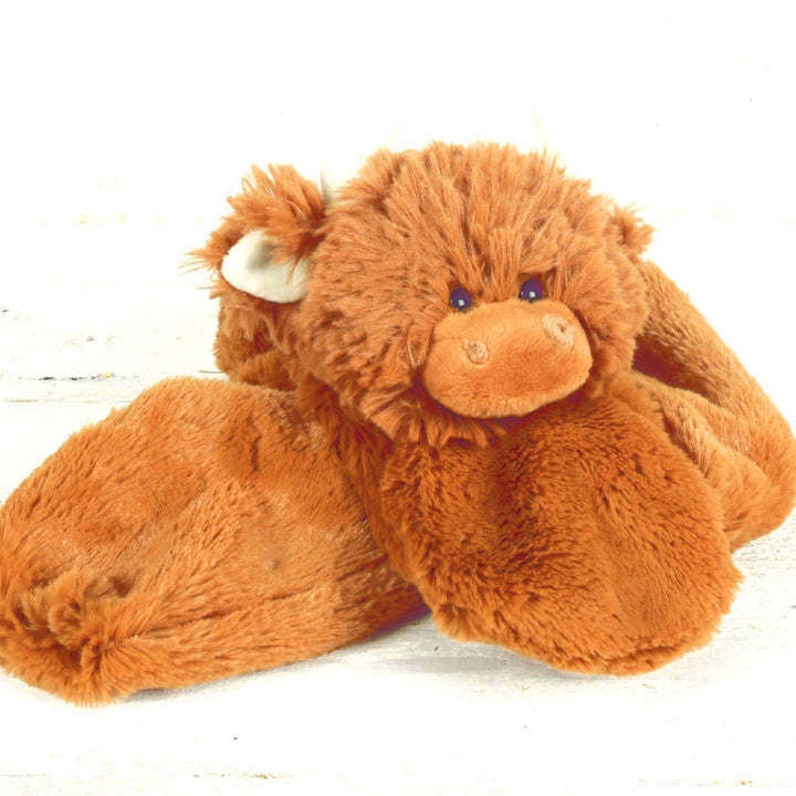 Highland Cow Scarf Plush Brown - 90cm - FOR ALL AGES