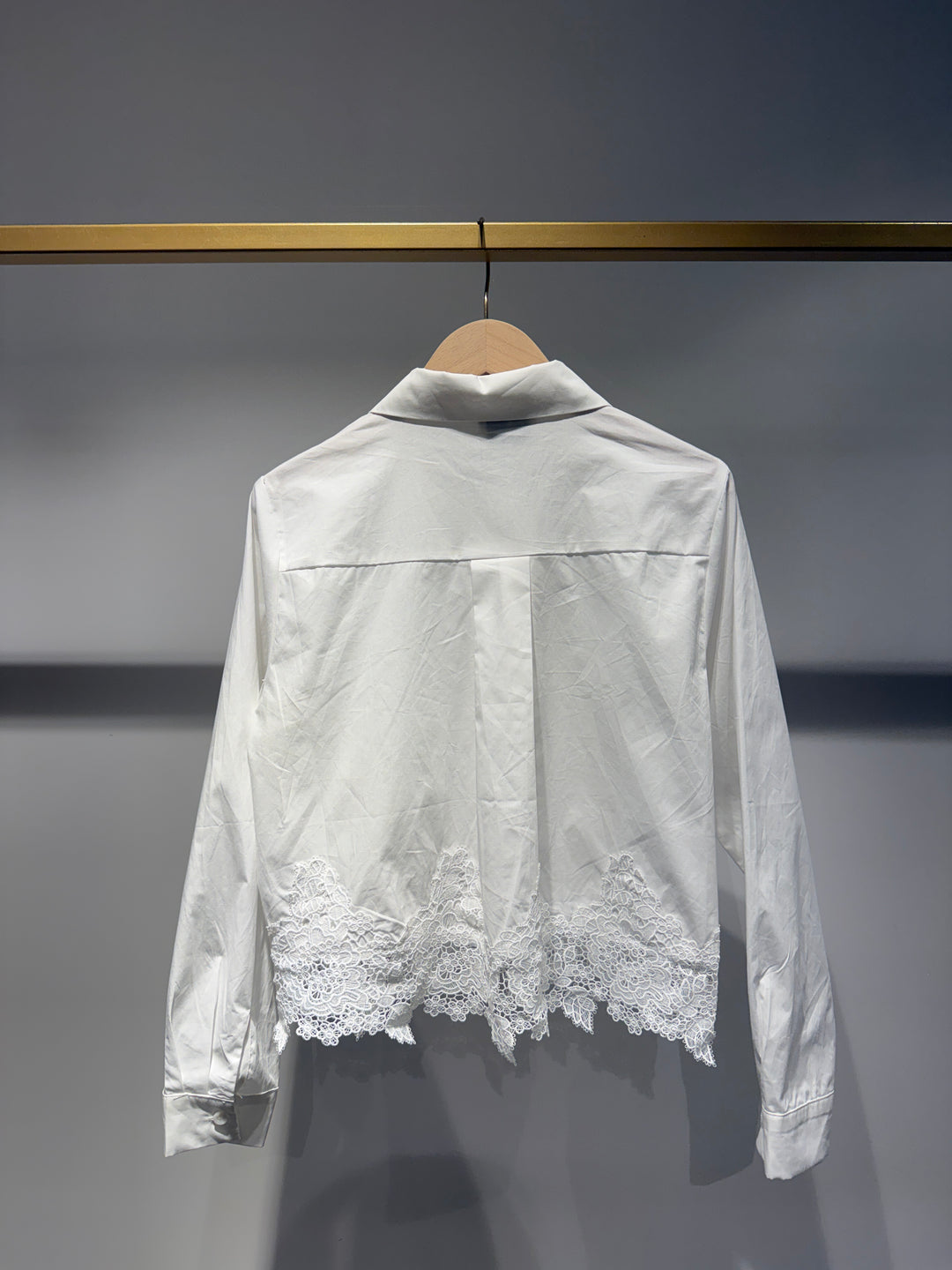 Beverley White Lace & Embroidery Shirt
