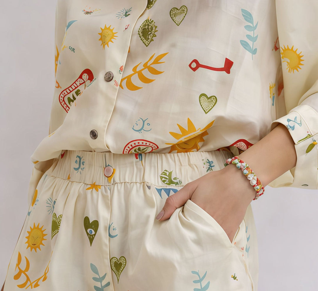 The Soleil story set - Shorts and Shirt Blouse