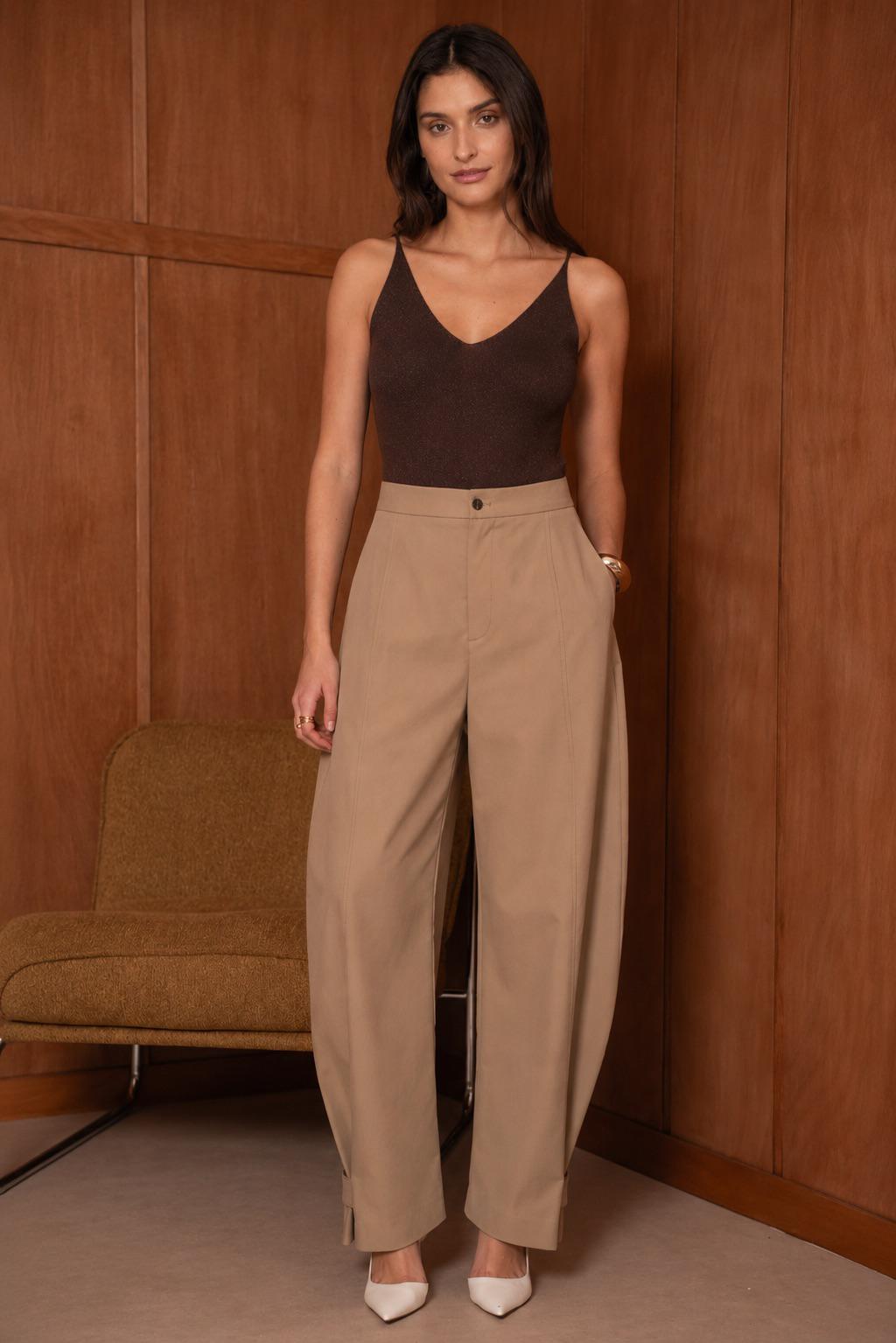 Das Dominique Metallic Feinstrick-Top
