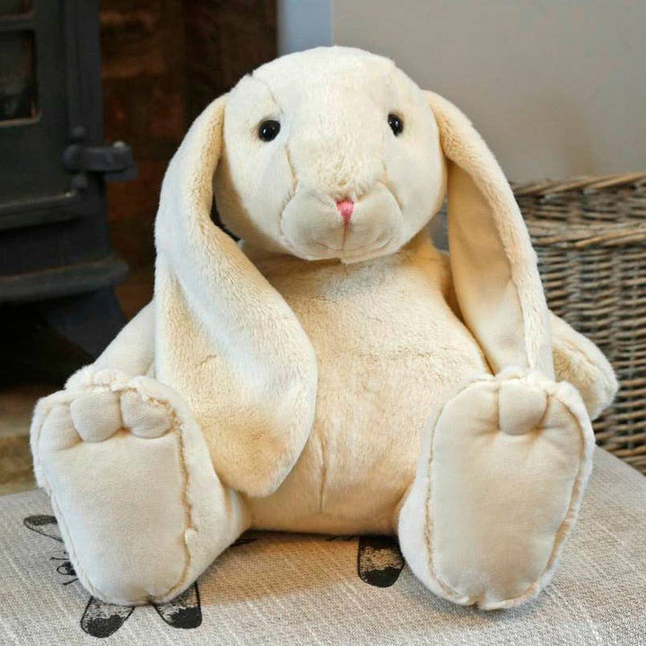 Bunny Large Soft Toy Cream Plush, Baby Safe - 30CM