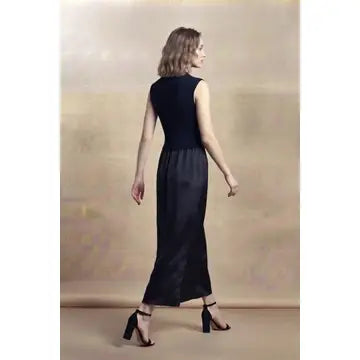 Matilda Military Style Dress - Navy Blue