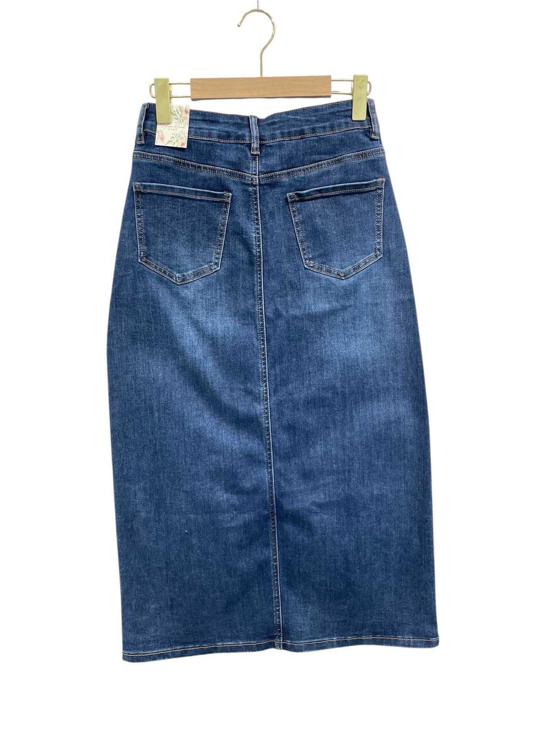 Nicola Midi Blue Denim Skirt