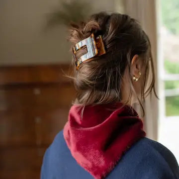 Nova Scarf | Faux Fur | Merlot