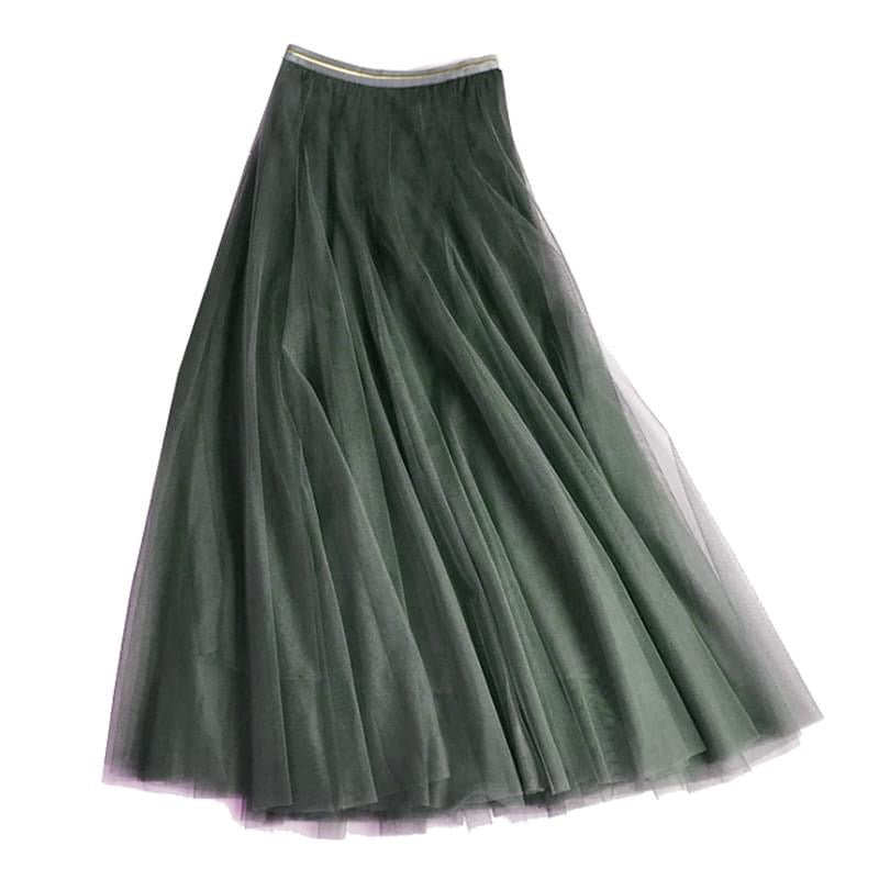 Khaki tulle skirt by Last true Angel 