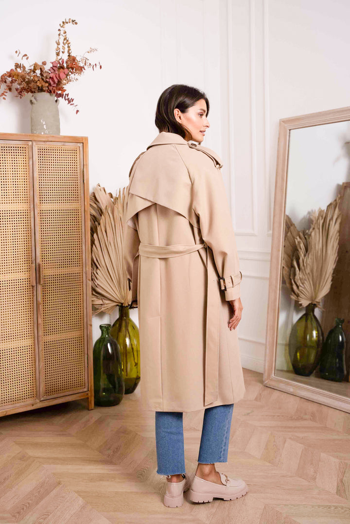 Onassis  Timeless Trench Coat |  Beige