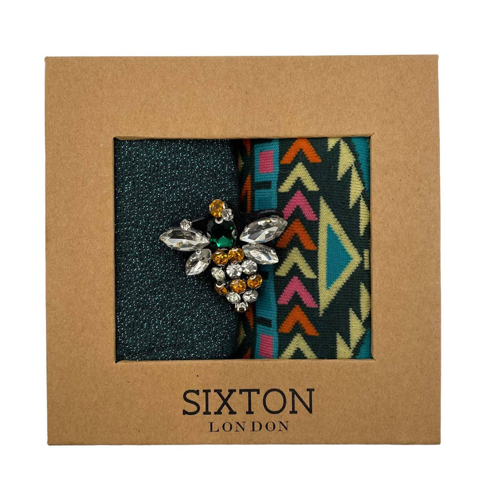 Sixton London | Sock box duo with pin