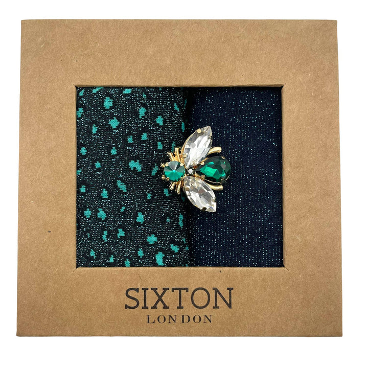 Sixton London | Sock box duo with pin