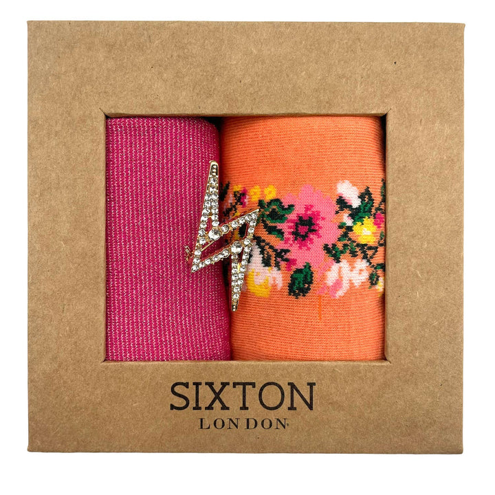 Sixton London | Sock box duo with pin