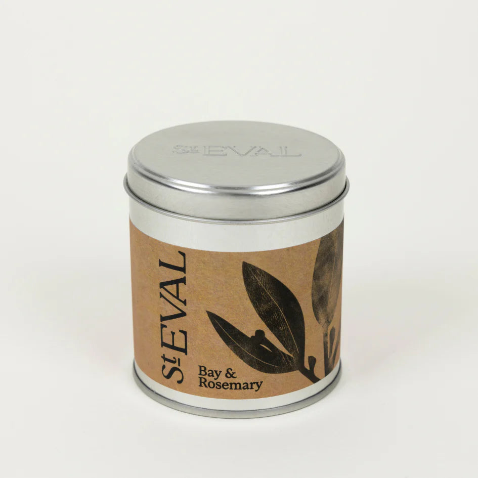 St.Eval| Bay & Rosemary Scented Tin Candle