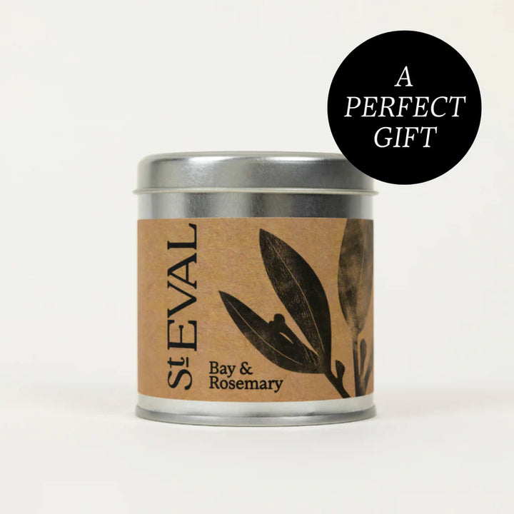 St.Eval| Bay & Rosemary Scented Tin Candle