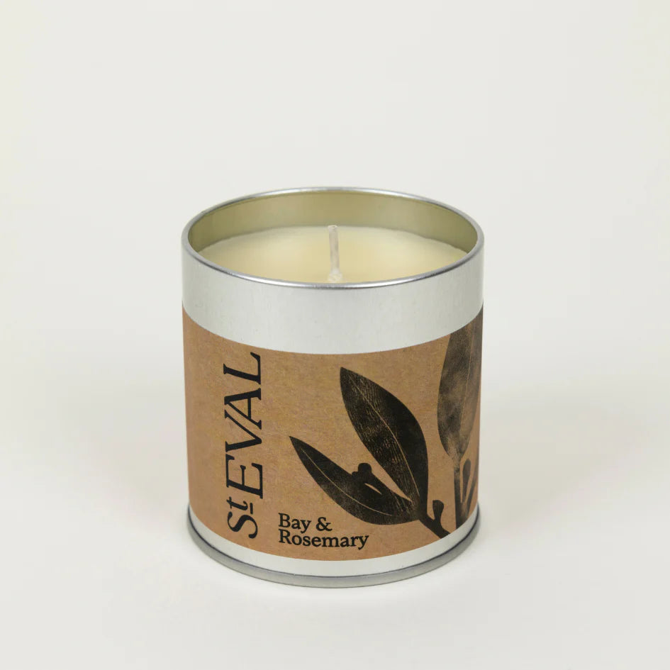 St.Eval| Bay & Rosemary Scented Tin Candle