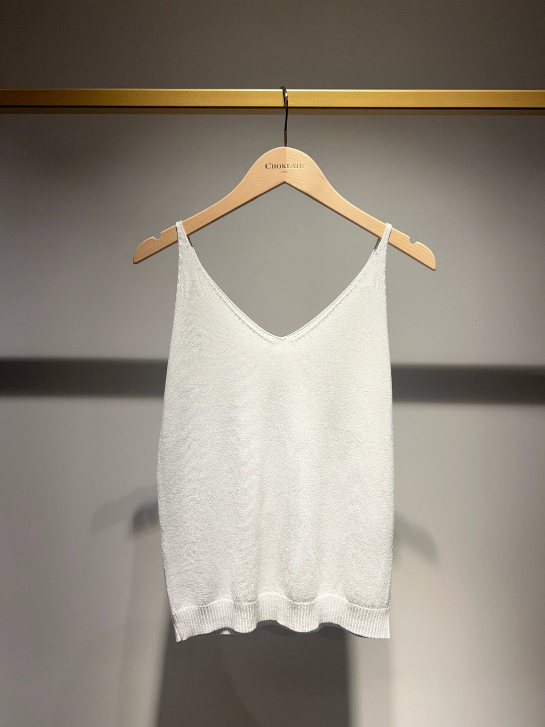Carbis Bay lurex tank top -  One Size