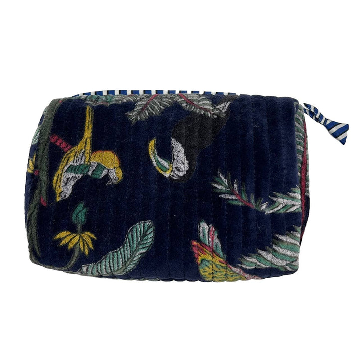 Sixton London | Madagascar make up bag in blue