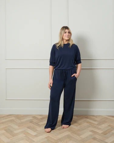 Chalk UK | Leona Pant | Navy - Monica Luz