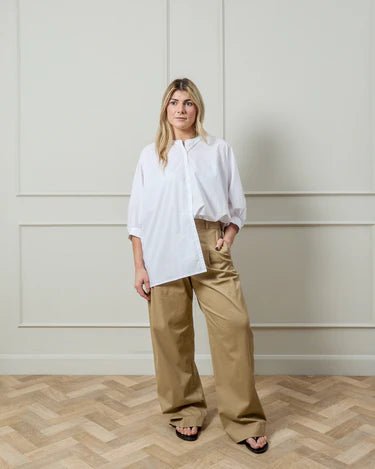 Chalk UK | Poppy Shirt | White - Monica Luz