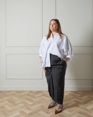 Chalk UK | Poppy Shirt | White - Monica Luz