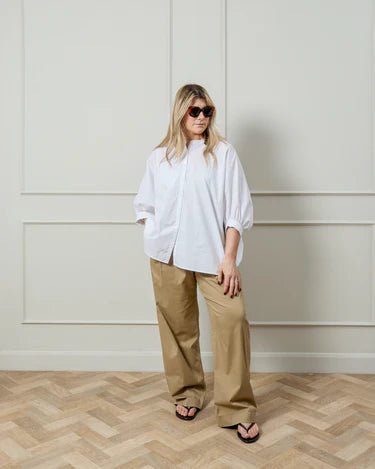 Chalk UK | Poppy Shirt | White - Monica Luz