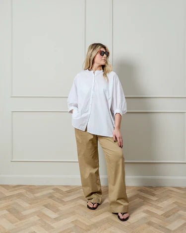 Chalk UK | Poppy Shirt | White - Monica Luz