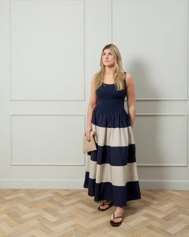 Chalk UK | Ronnie Dress | Navy - Monica Luz