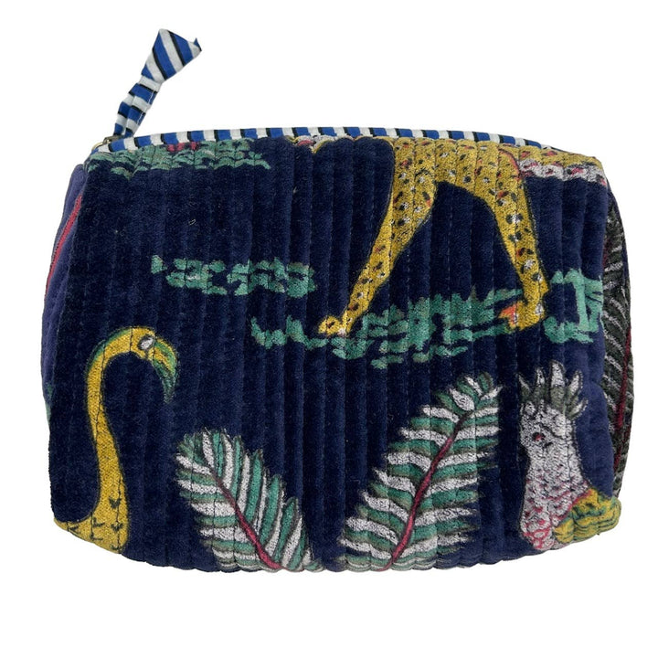 Sixton London | Madagascar make up bag in blue