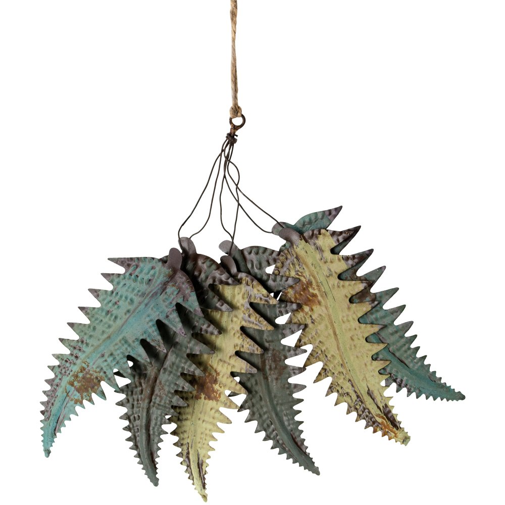 Fern Leaf Bunch in a distressed vintage look