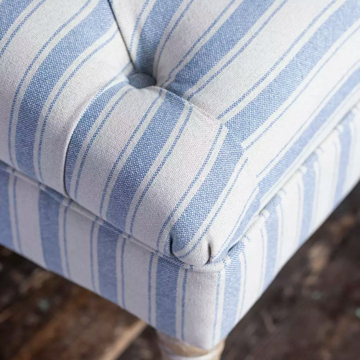 Ottoman Ticking Stripe - Blue